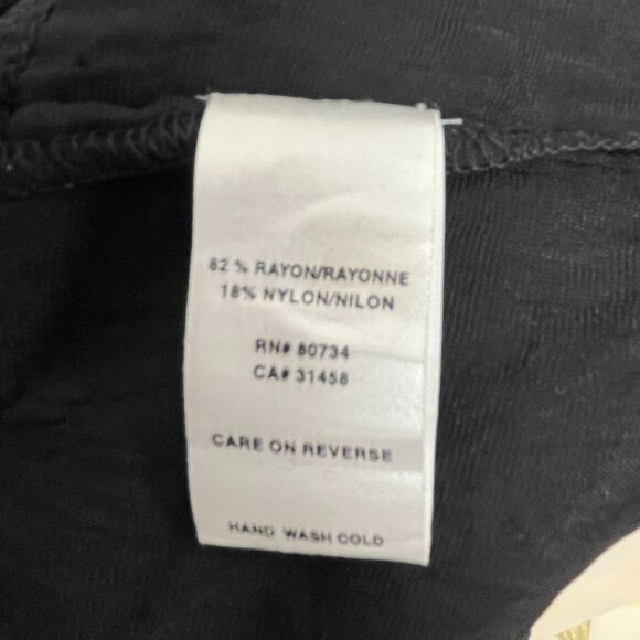 BCBGMaxAzria black skirt crushed velvet beaded NWT M paisley - Picture 8 of 8